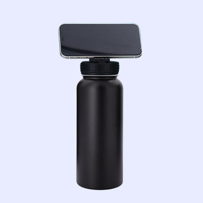 Insulated Water Bottle with Magnetic Phone Holder (1000ml)