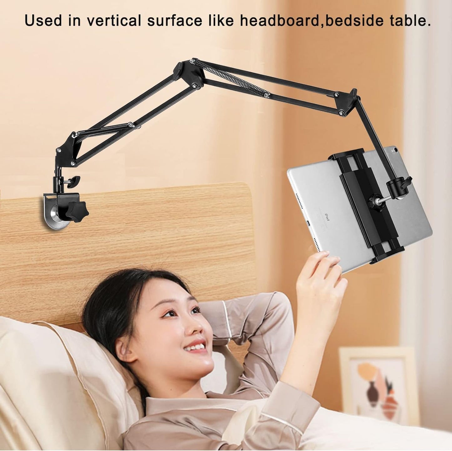 Adjustable Phone/Tablet Arm Stand for Bed & Desk 