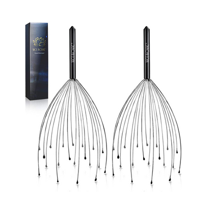 2-Pack Scalp Massager | Black | Deep Relaxation, Hair Stimulation