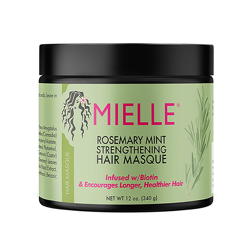 Strengthen & Repair Hair: Biotin Masque with Rosemary & Mint (12oz)