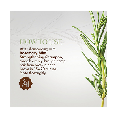 Strengthen & Repair Hair: Biotin Masque with Rosemary & Mint (12oz)