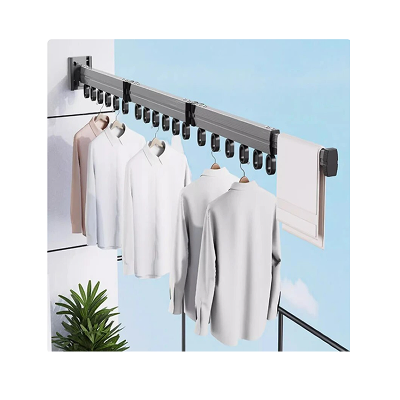 Foldable Wall Dryer Rack (220lb): Space-Saving Laundry Organizer (Steel)