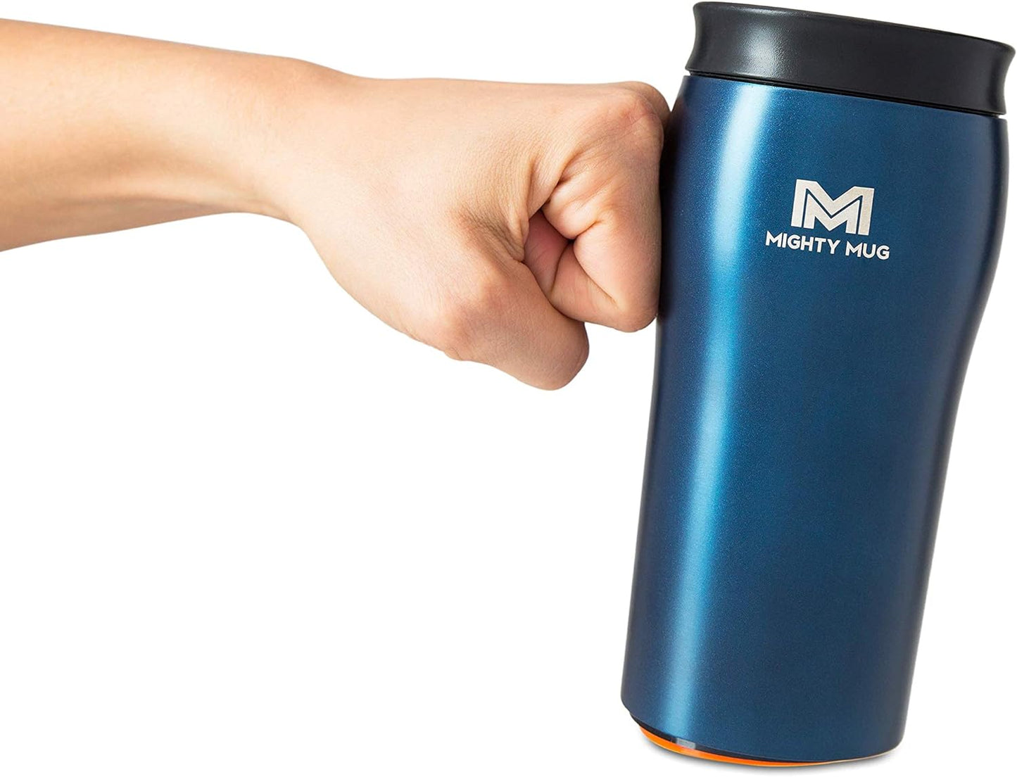 Never Spill Mug: Mug: 16oz, Keeps Drinks Hot/Cold & Leakproof (Rosebud)