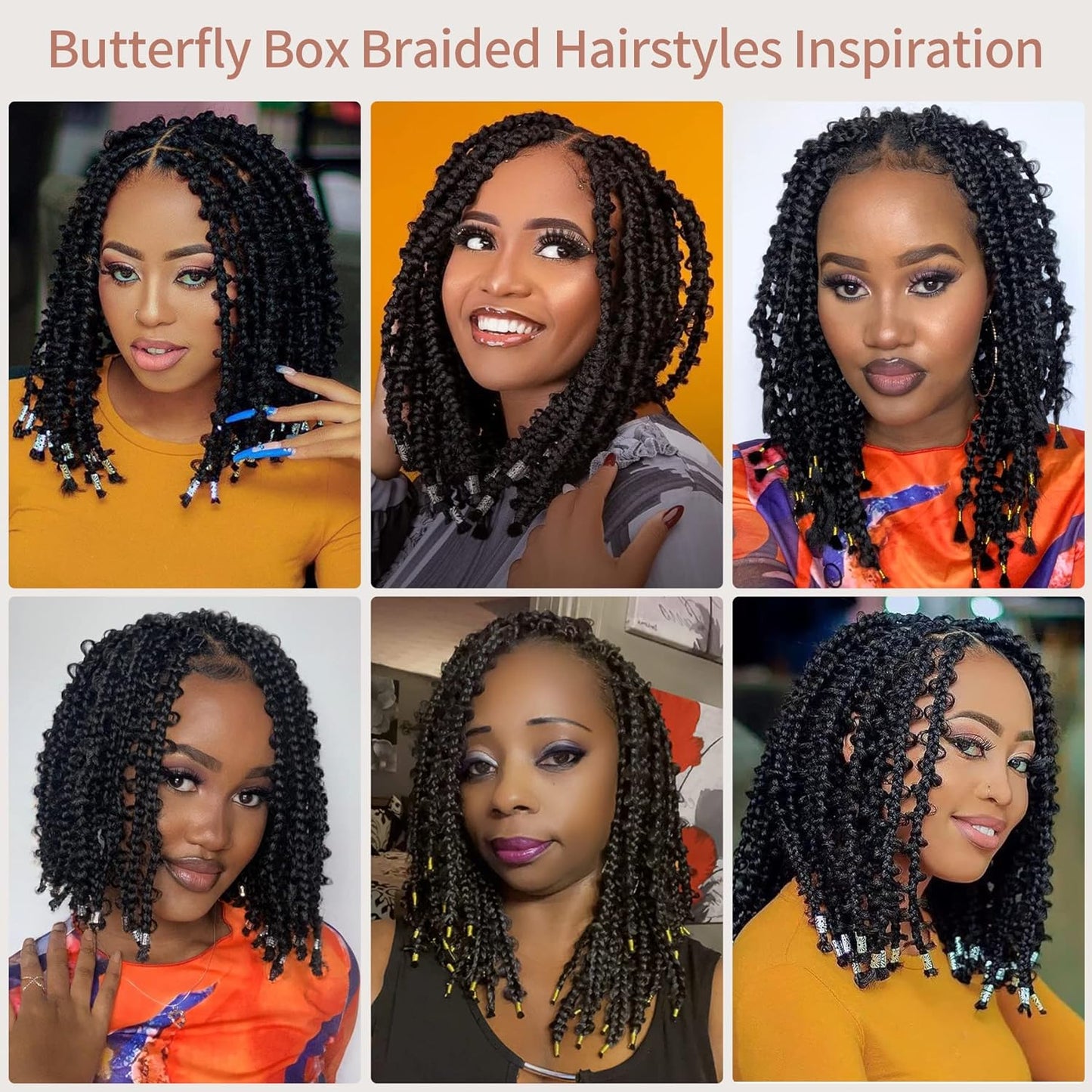 Knotless Box Braided Wigs for Women - Lace Front & Butterfly Bob Styles